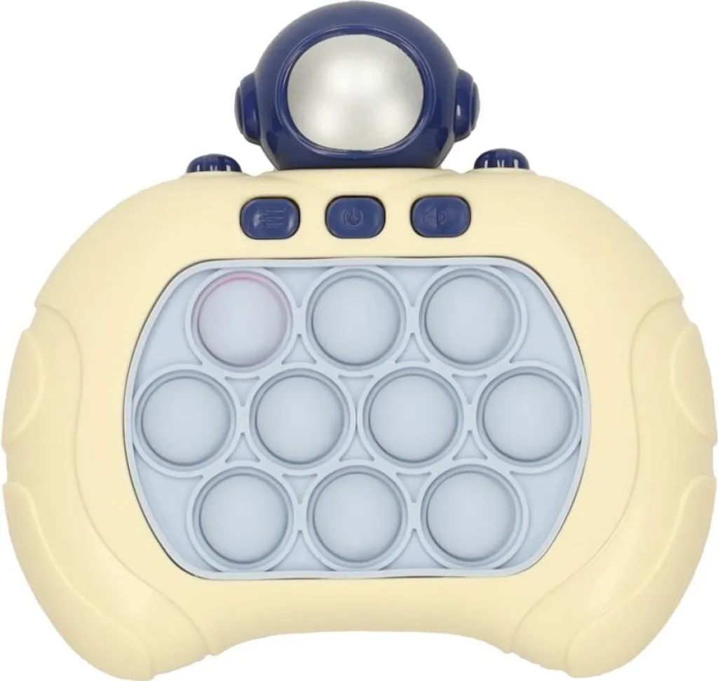 Jeu anti-stress électronique astronaute, console sensorielle Pop It