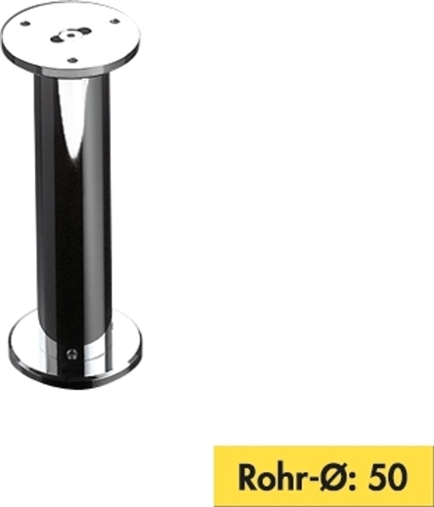 Naber Typ 41. Konsole. Höhe: 190 mm, chrom matt - Trag-/Stützelement