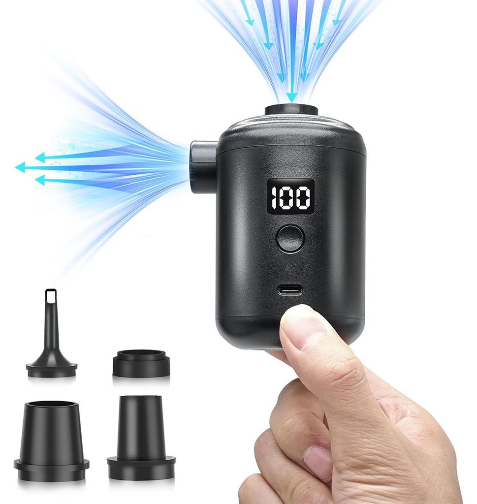 Elektrische Luftpumpe tragbar Mini 3600mAh, USB aufladbare Produktbild 
