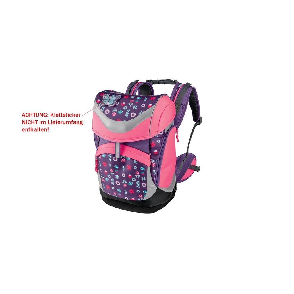 Take It Easy Schulrucksack 'London' Im Karo-Design – Braun/pink, Eckige Form, Ca. 40 X 32 X 18 Cm, 1,4 Kg, Aus Der Action Bags Serie