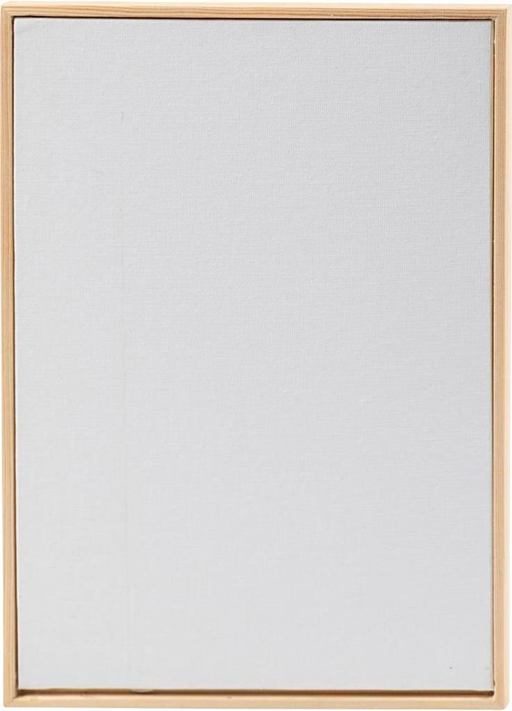 creativ company Leinwandplatte mit Holzrahmen 280g 21x29,7cm