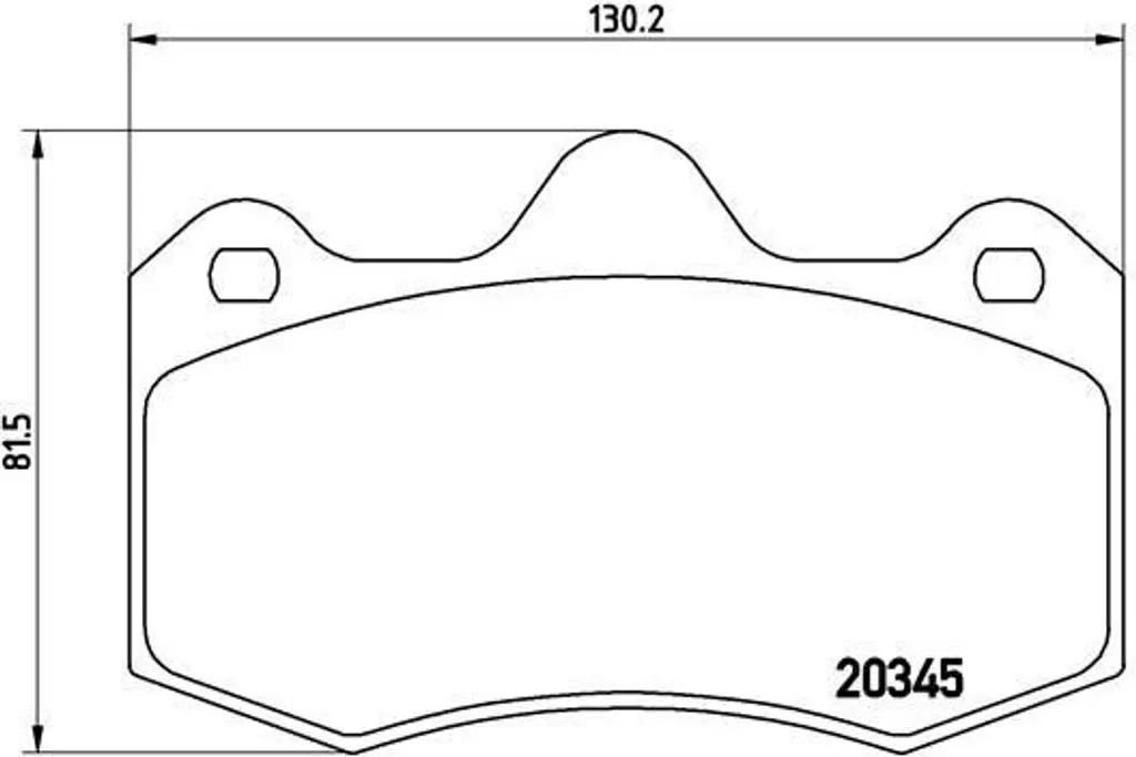 Plaquettes de frein 17 mm BREMBO performance thermique pour RENAULT CLIO - 3