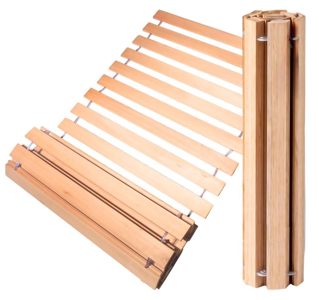 Coemo Rollrost DELUXE 80 x 190 cm Rolllattenrost 21 massive Produktbild 