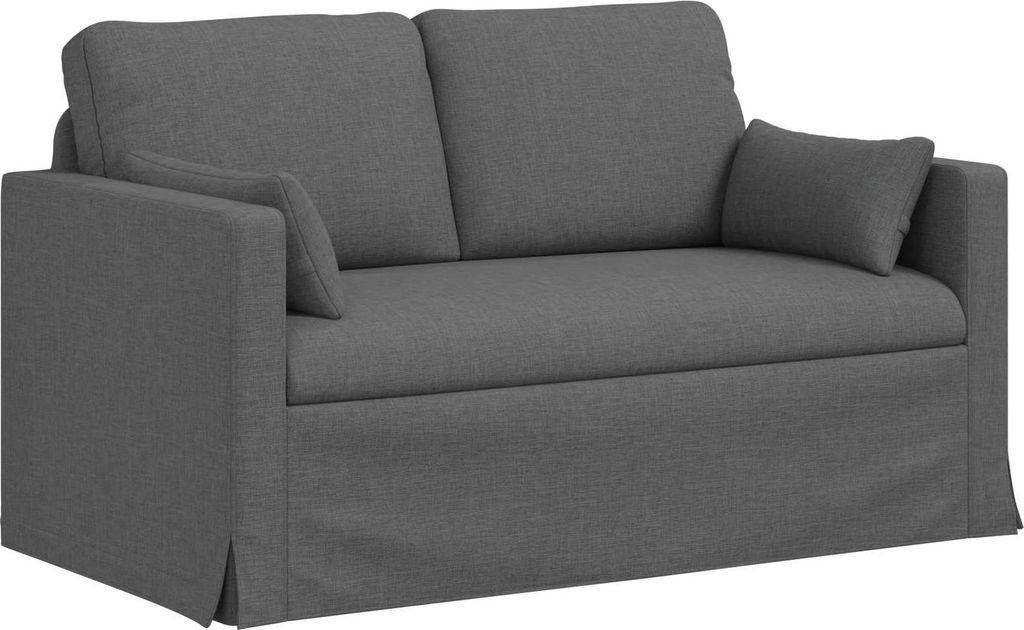vidaXL Sofa Dunkelgrau 139 x 78 x 80 cm Stoff