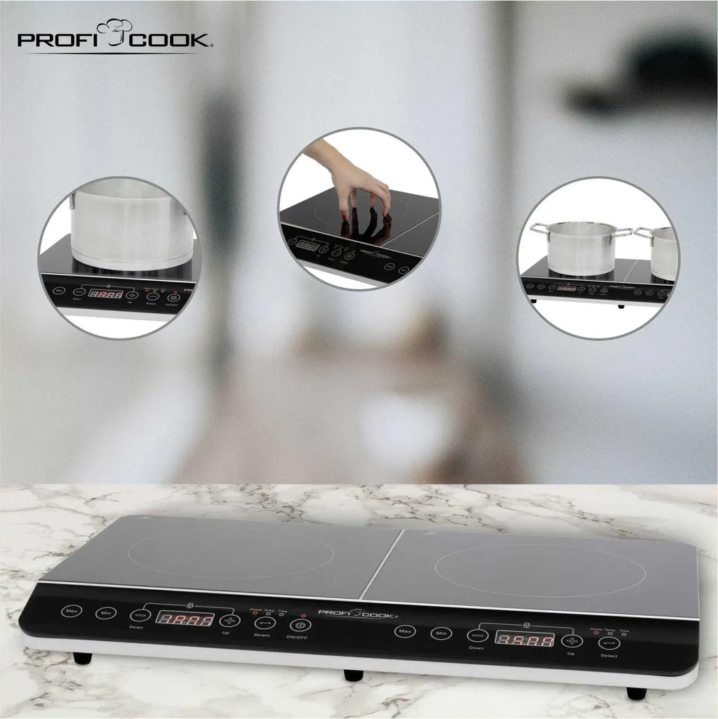 Plaque Induction Vitrocéramique ProfiCook PC-DKI 1067 avec Timer 180min - 11