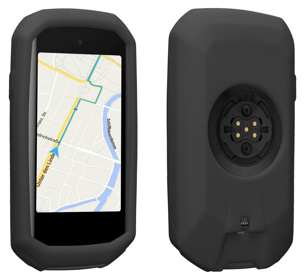 kwmobile Hülle kompatibel mit Garmin Edge 1050 - Silikon GPS Fahrrad Case Schutzhülle