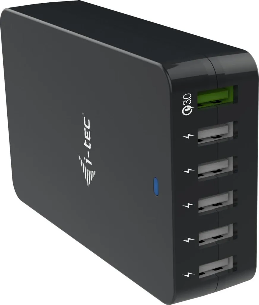 Plus de Prises Libres ? Utilisez le Chargeur i-tec 6 Ports USB 52W