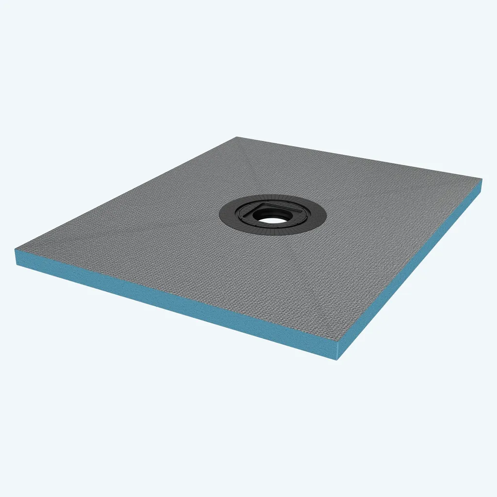 doporro Piatto Doccia Pronto da Piastrellare in Estruso Rigida Polistirene Tagliabile per Bagno Dimensione 80x100x4 cm