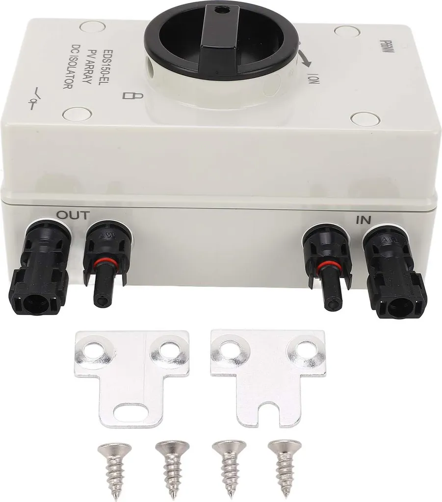 Disjoncteur CC 1000V 32A 4 Pôles - Boîtier Étanche IP66 Extérieur