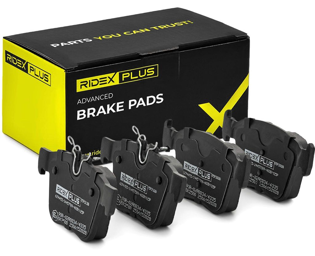 RIDEX PLUS Bremsbeläge Satz Hinten Bremsklötze für VOLVO XC40 (536) 402B1125P