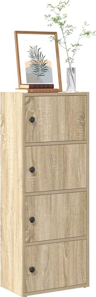 Maison Exclusive - Bücherregal Sonoma-Eiche 40x24x102 cm Holzwerkstoff