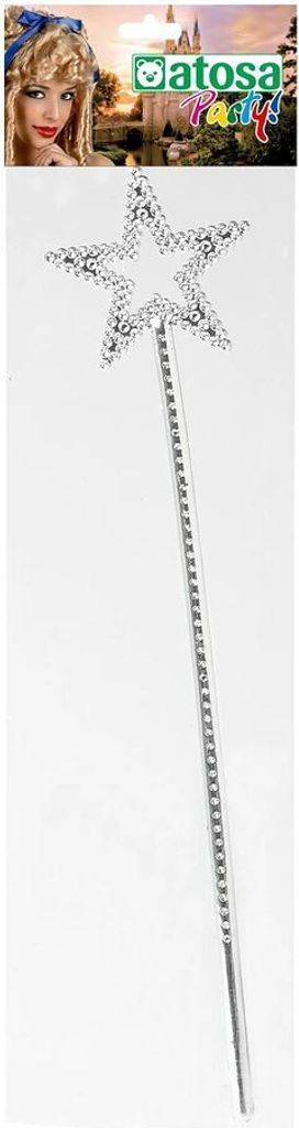 Atosa Prinzessin Zauberstab 34 Cm Durchsichtig Durchsichtig One Size