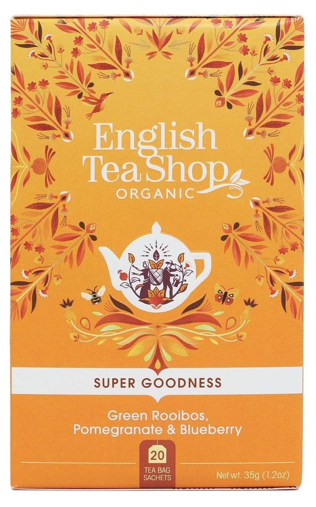 Herbata zielona z Rooibos,granatem i jagodą (20x1,75) BIO 35 g