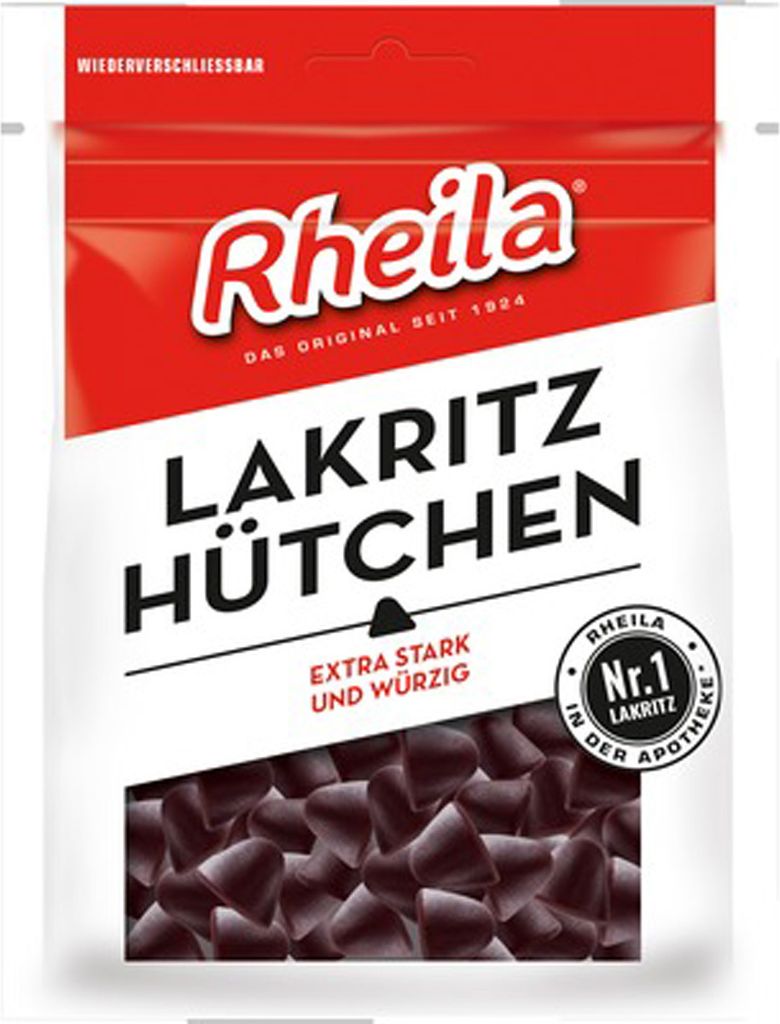 Rheila lékořicové kloboučky slané lékořicové kapky Obrázek produktu 