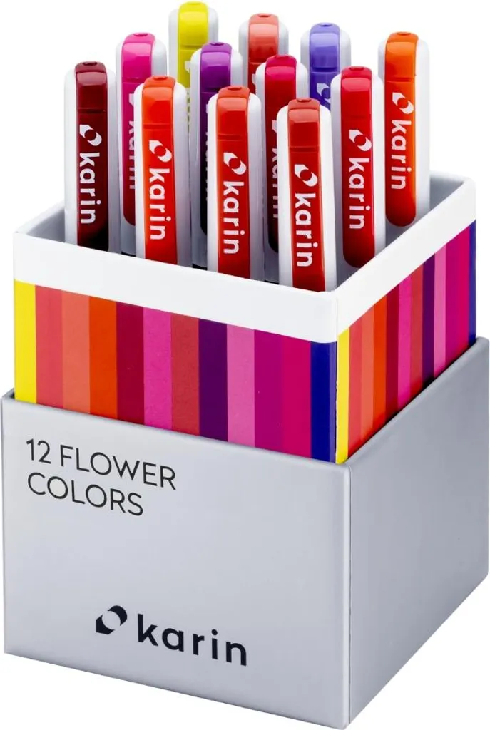 Karin Realbrush Pro 12 Pennelli Flower Set: Eleganza e Colore