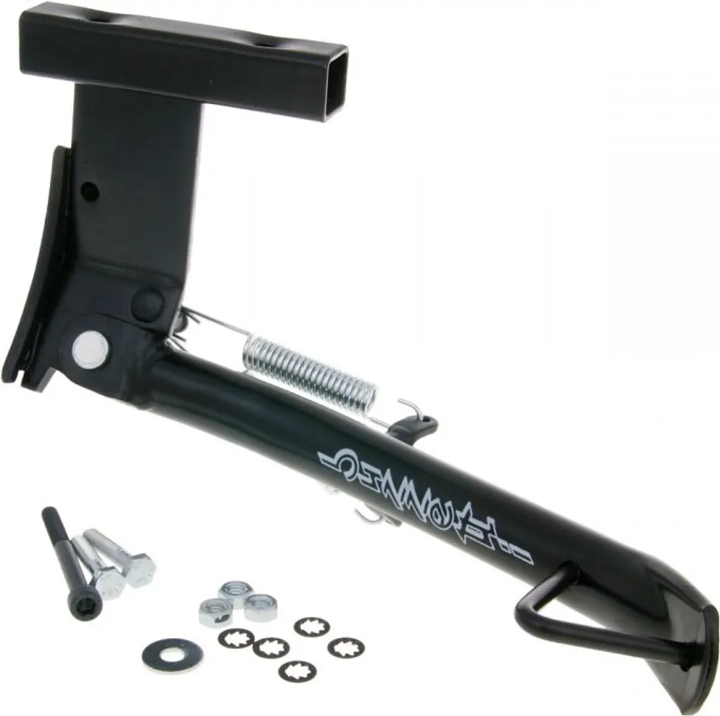Béquille de stationnement latérale noire compatible Aprilia SR50 2004