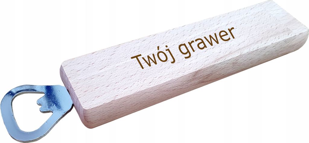 Flaschenöffner Holz mit Gravur Kapselheber rustikal