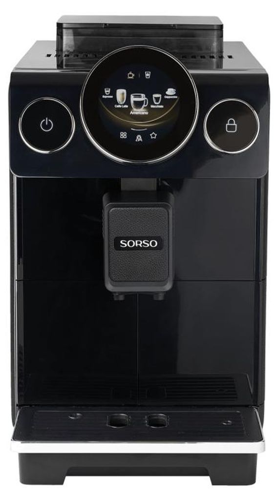 SORSO Terra T3 Kaffeevollautomat mit Cold Brew / Eiskaffee – Schwarz