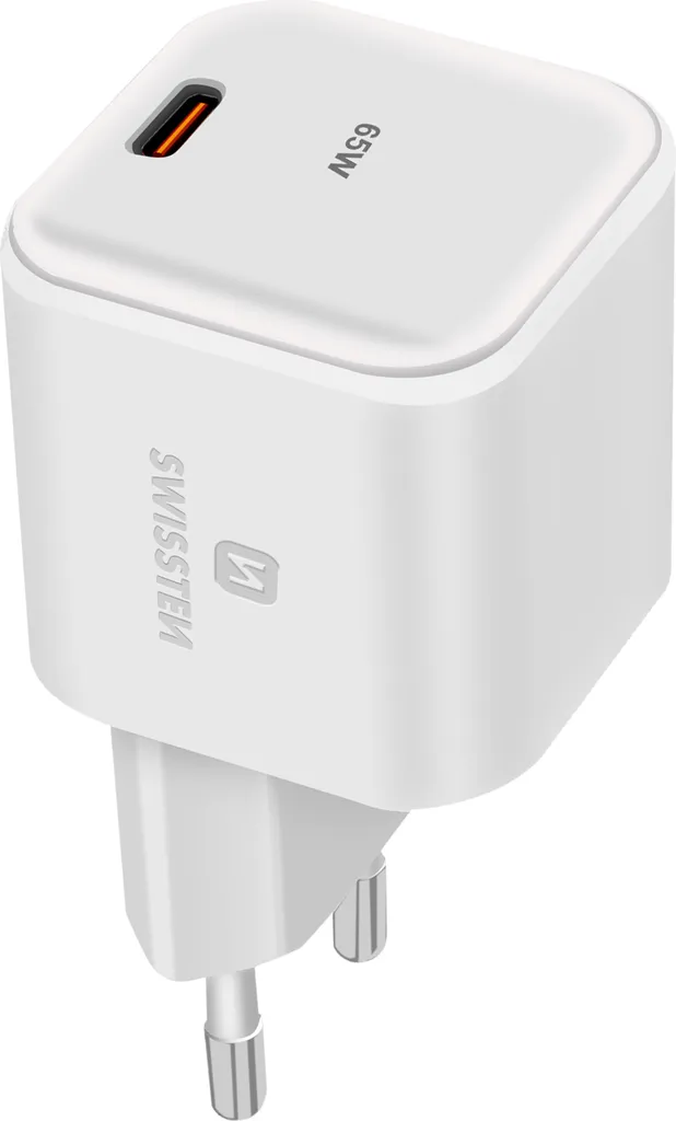 Swissten GaN 65W USB-C PD: Alimentatore Ultra Compatibile MacBook/iPad