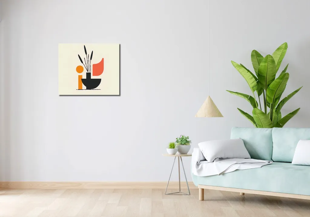 Quadro 60x50 cm Nero intenso - 2