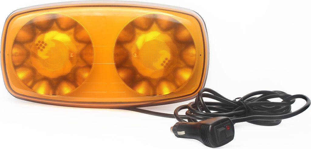 Warnbalken Warnleuchte Leuchtbalken Dachbalken LED 305x158 R65 Magnet 2 Modi