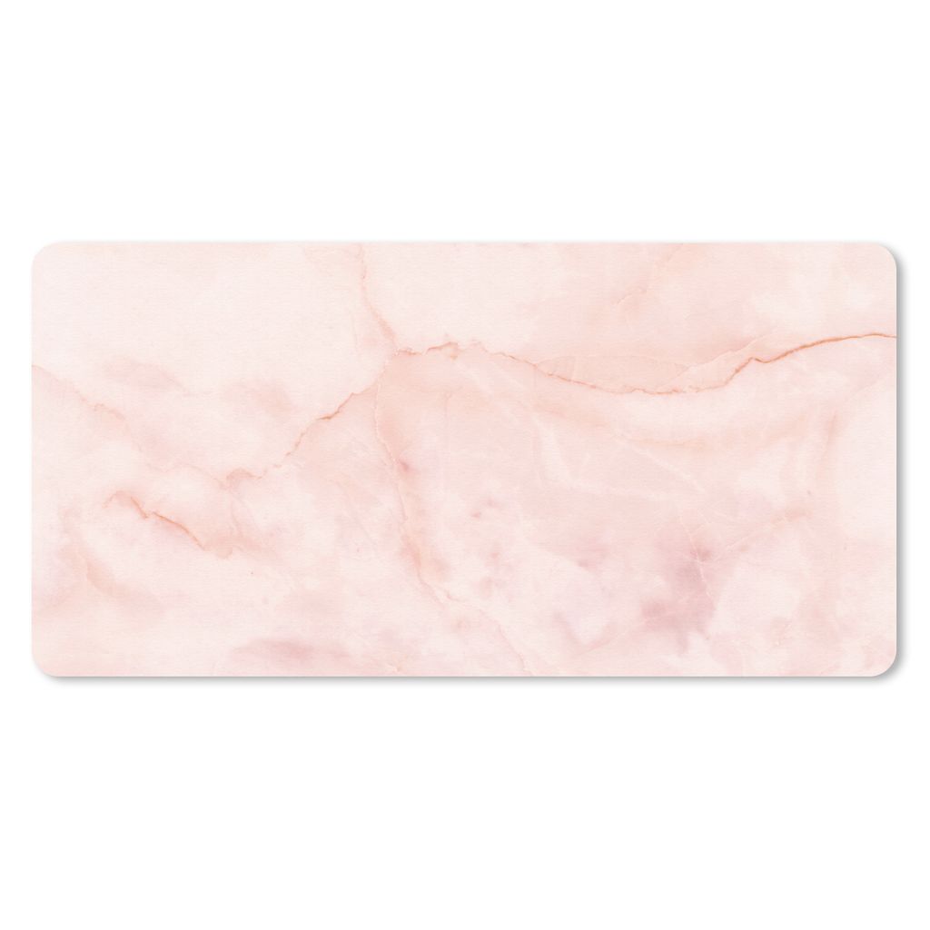 MuchoWow® Podložka na stůl Marble - růžová - linie 80x40 cm Obrázek produktu 