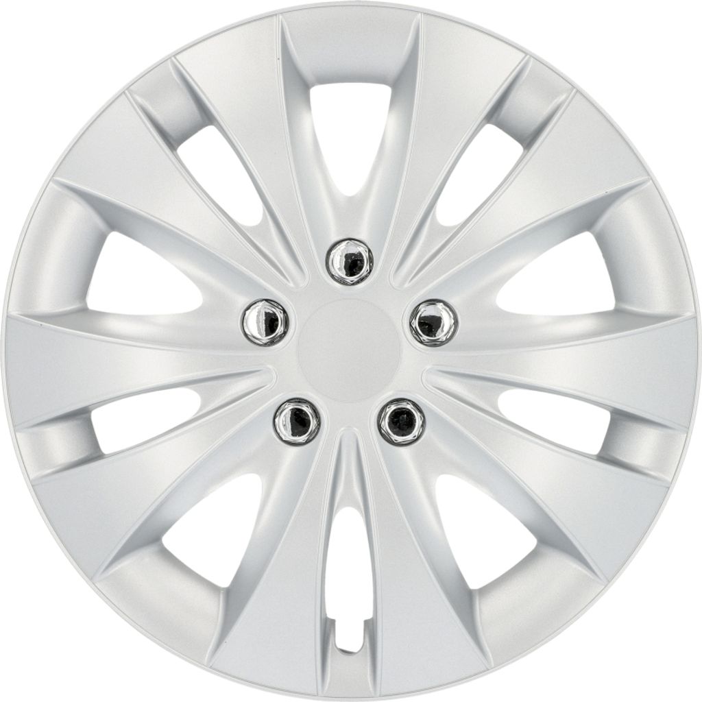 CARTREND Radzierblende Storm 14" silber 4x