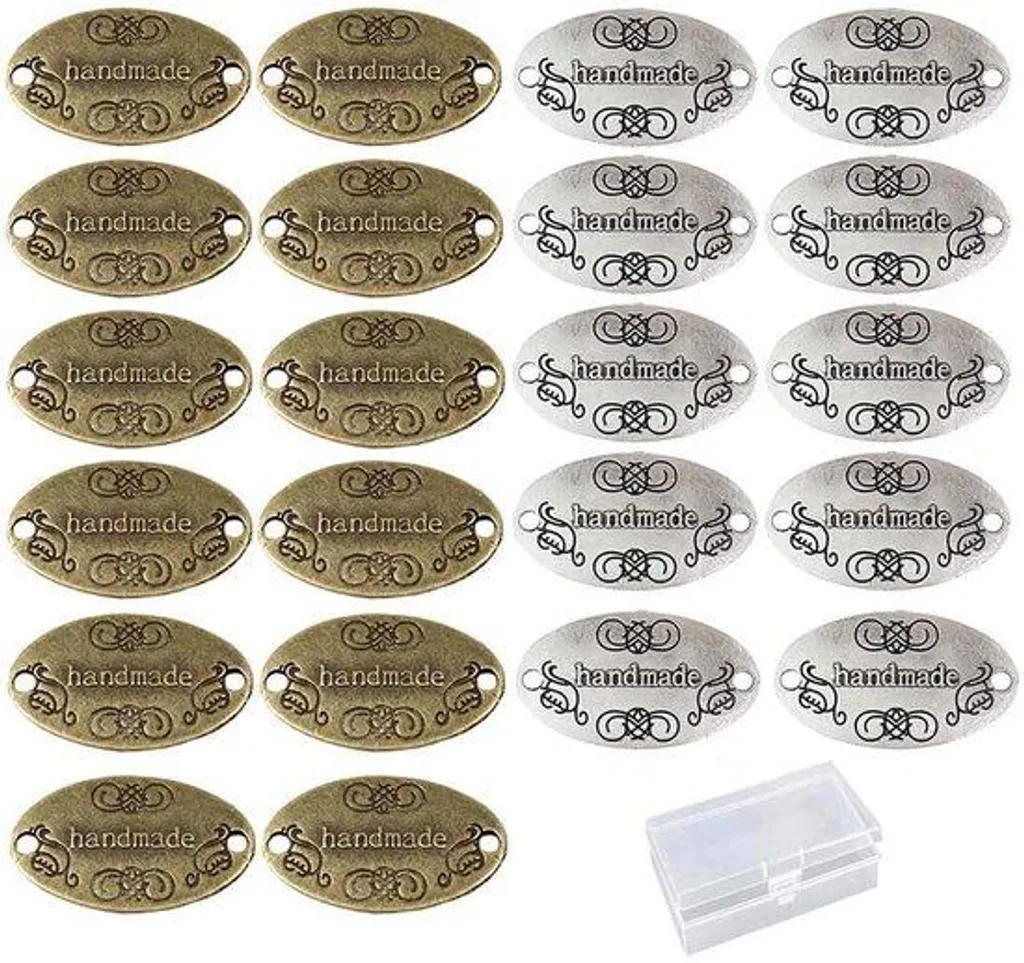 Lot de 60 Crochets en Plastique 32x19 mm Résistants pour DIY et Loisirs