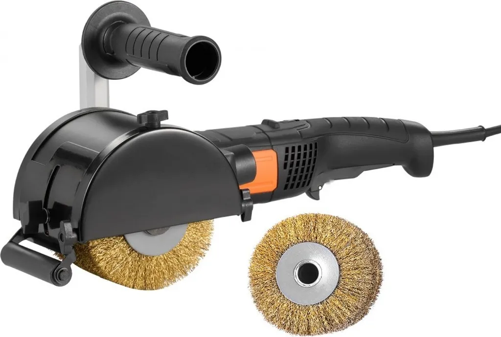 Machine à satiner 1300W Ponceuse à brosses 3200tr/min avec 6 vitesses