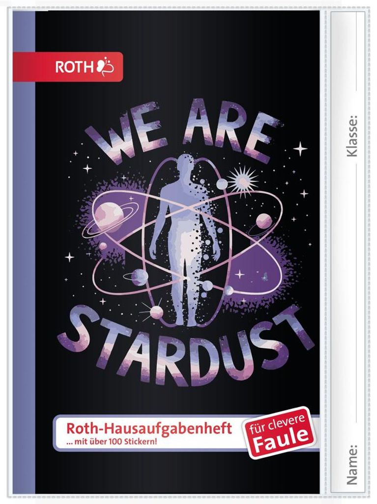 ROTH Hausaufgabenheft Teens für clevere Faule The Universe Produktbild 