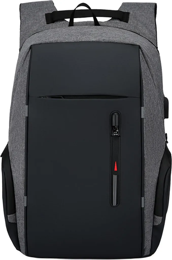 Sac à dos PC 17 pouces anti-choc et étanche USB contre la pluie et vol