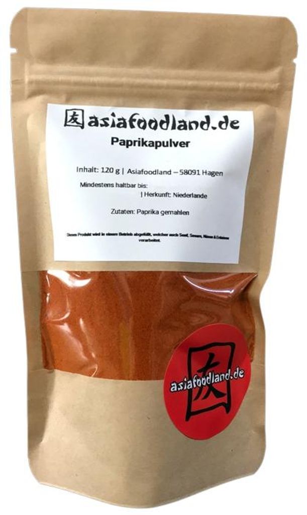 Asiafoodland - Paprikapulver - rot - 120g Produktbild 