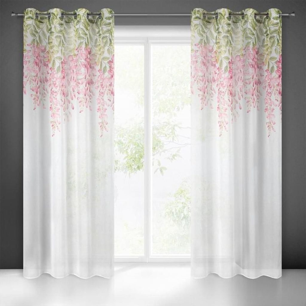 Eurofirany Lucy Voile, Tenda Trasparente con Occhielli-1 unità, Camera