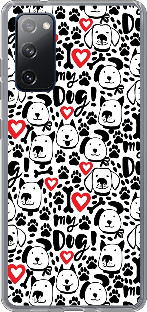 MuchoWow Handyhülle Schutzhülle Hülle für Telefoonhoesje Samsung Galaxy S20 FE Muster - Hund - Zitat - Jungen - Mädchen - Kinder - Kinder Si...