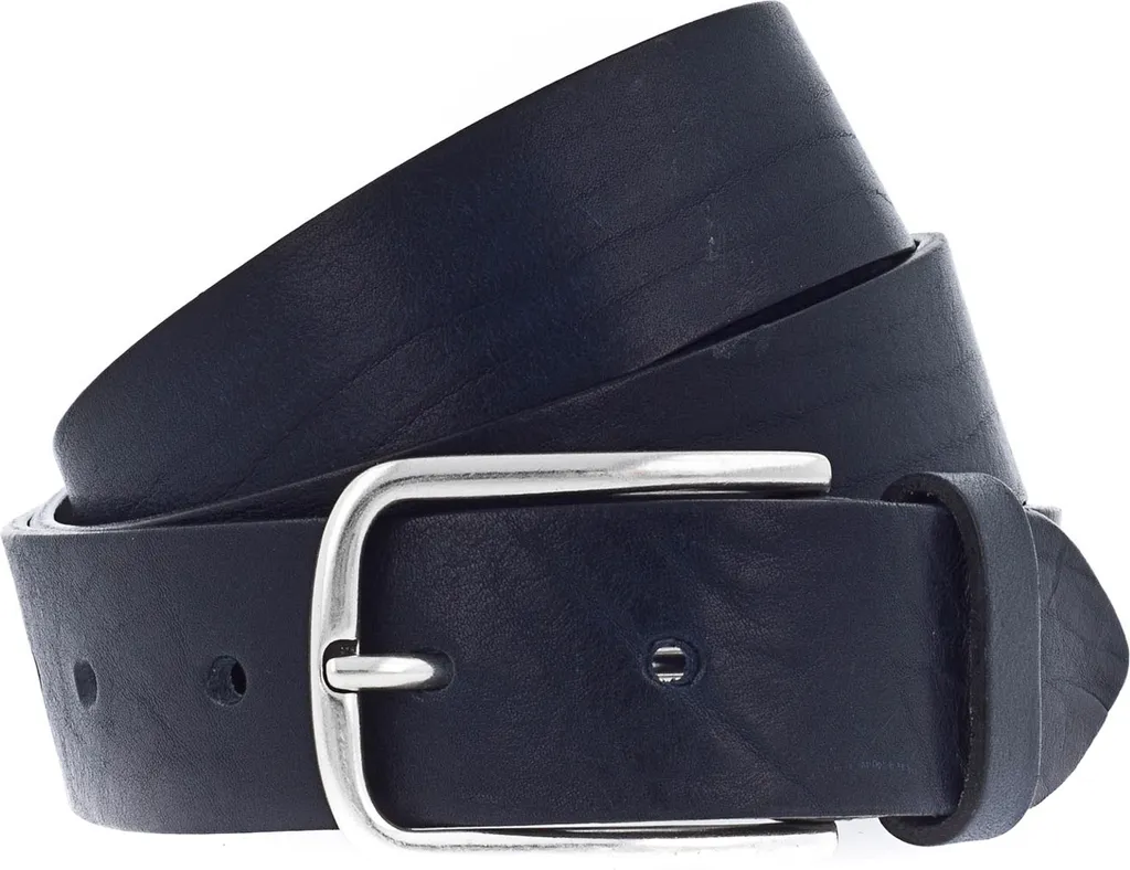 Cintura Vanzetti Denim Love 35mm Blu Marine - Vera Pelle W115 Uomo
