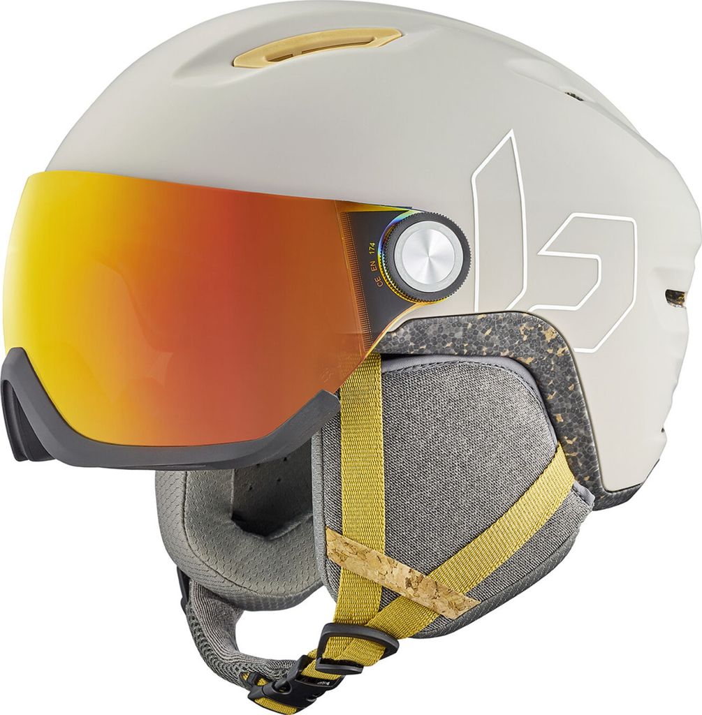 Bollé Eco V-Atmos Oatmeal Matte M (55-59 cm) Skihelm
