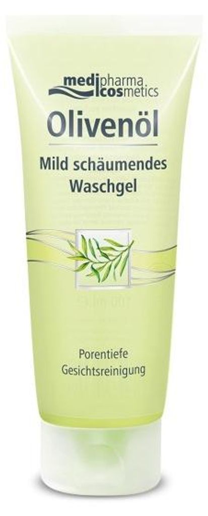 Łagodny pieniący się żel do mycia z oliwą z oliwek, 100 ml Zdjęcie produktu 