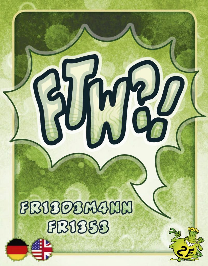 Kartenspiel Ftw?! Stichspiel für 2-6 Spieler, einfache Regeln, knifflig ab 8 Jahren