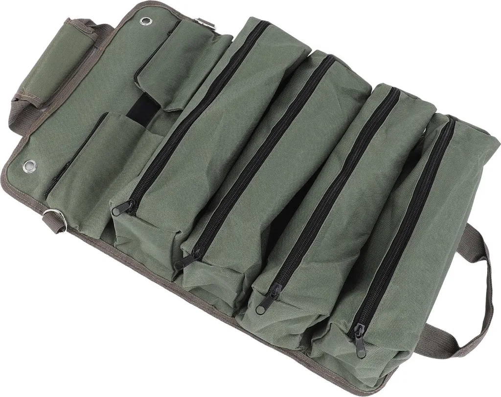Sacoche à Outils Enroulable en Tissu Oxford Imperméable - Modèle XL 58cm