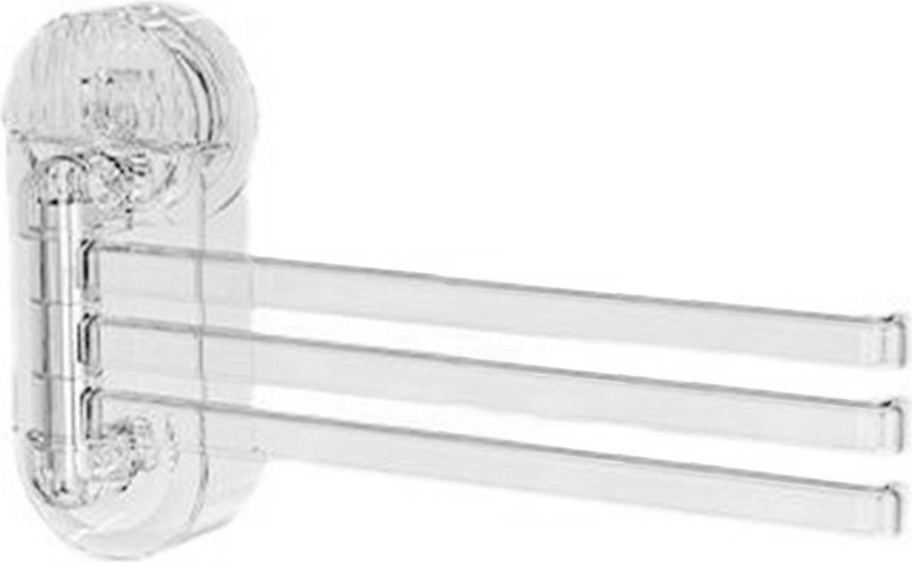 1/2-teiliger drehbarer Handtuchhalter, stark belastbar, einfach zu installieren, 3-armiger Handtuchhalter, platzsparend, an der Wand montierter Han...