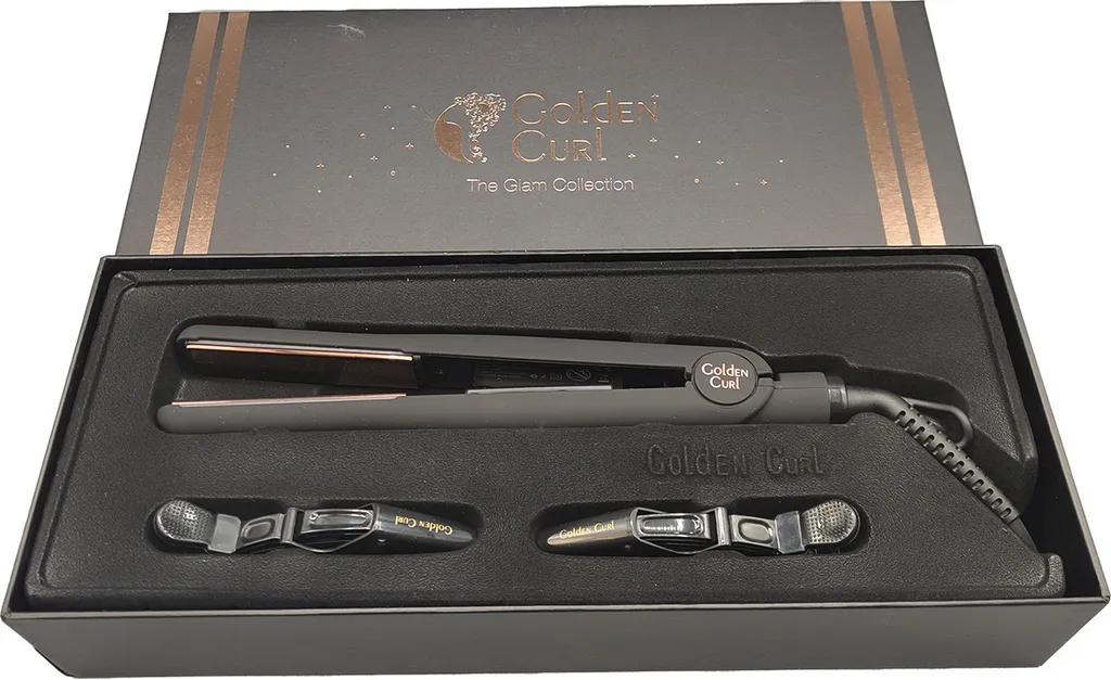 Lisseur professionnel Golden Curl The Rose Golden pour cheveux rebelles