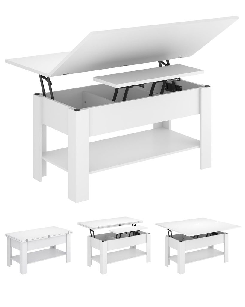 AODEMOKO Couchtisch Höhenverstellbar, 3-in-1-Multifunktions Produktbild 