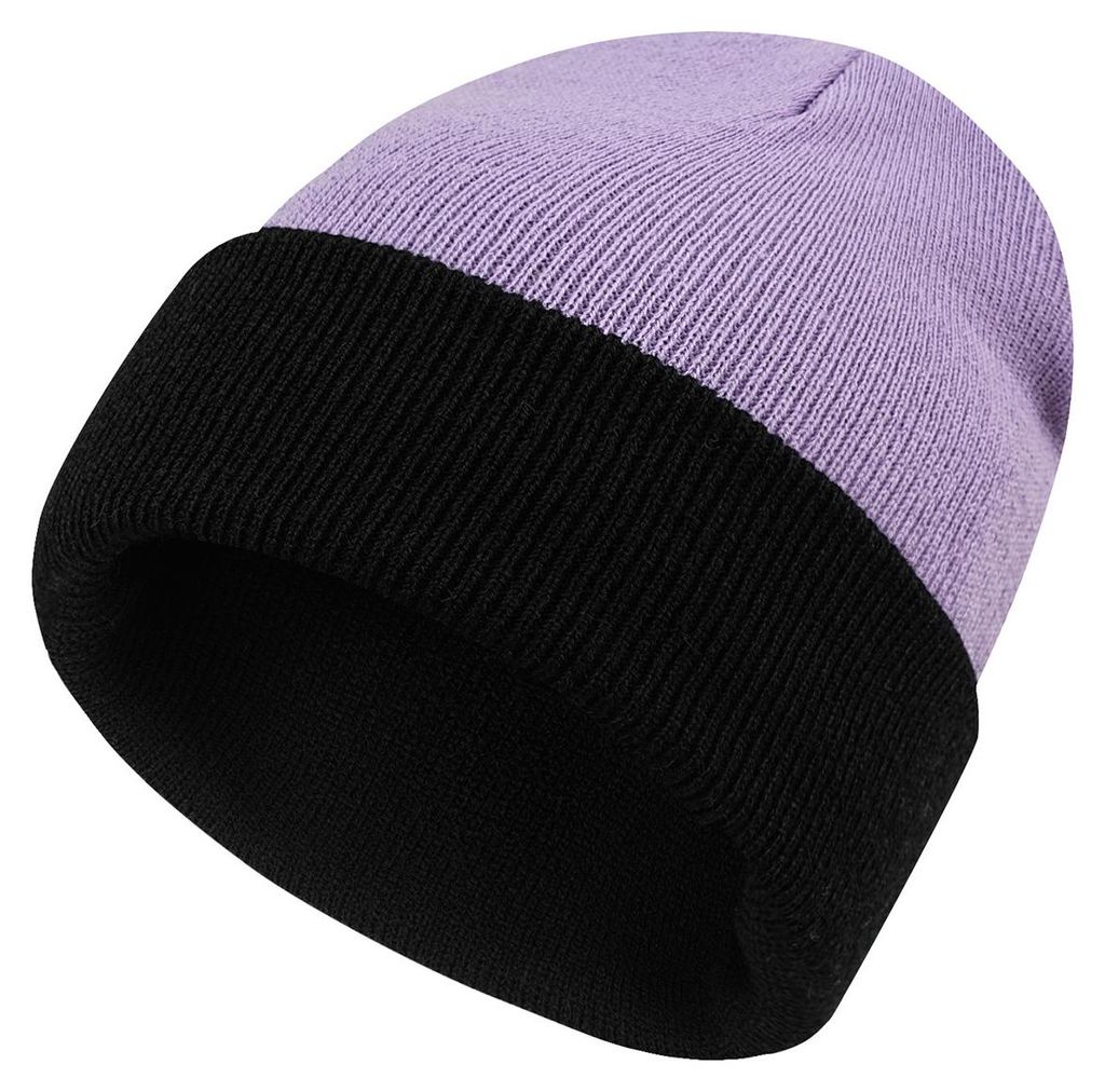 Warme, dehnbare Strickmütze mit Bündchen und Farbblock-Design – perfekt für Winter, Outdoor, Reisen, Radfahren und kaltes Wetter