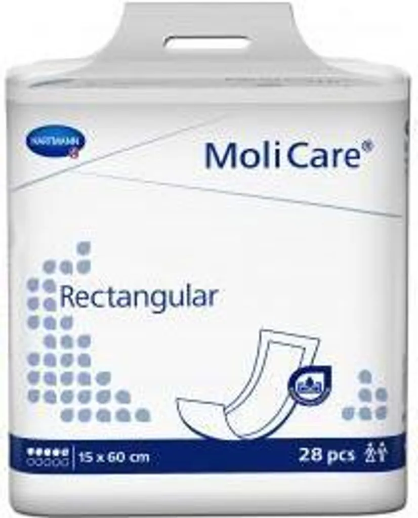 Assorbenti Hartmann MoliCare Rectangular 5 Gocce 28pz | Protezione e Delicatezza - 2