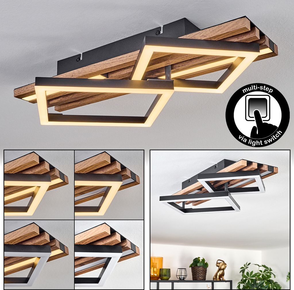 Orvieto Deckenlampe aus Metall/MDF/Kunststoff in Produktbild 