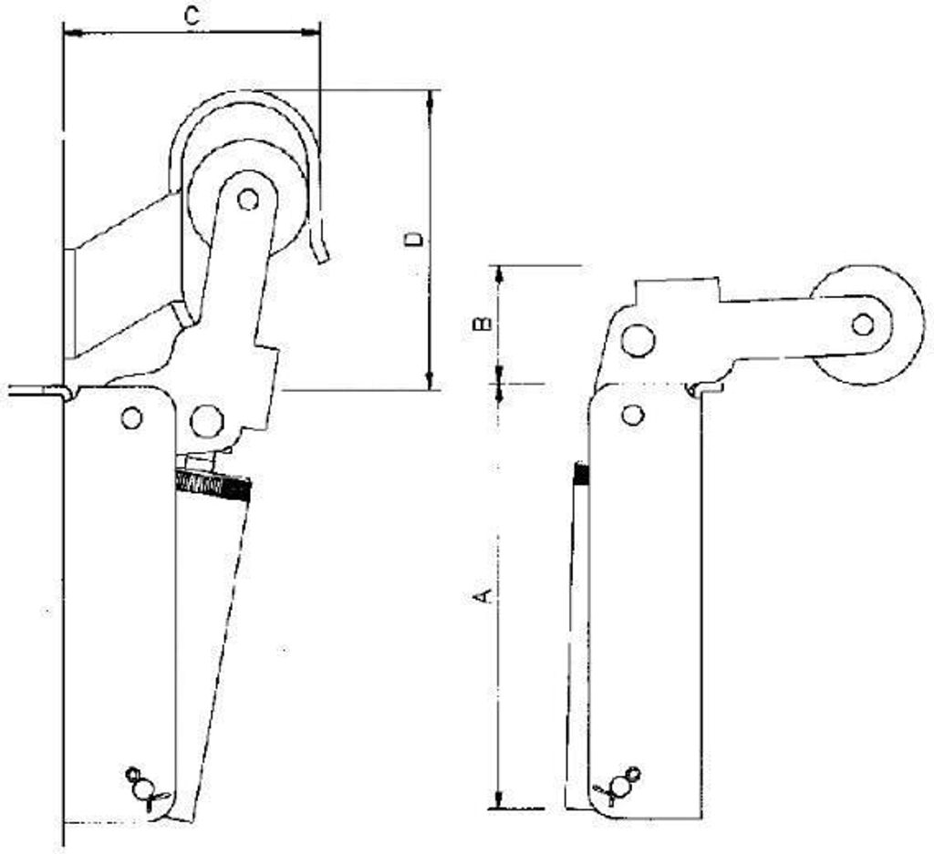 Türschließer Justor, Gr. FR 1, Türbreite - 850 mm, Edelstahl