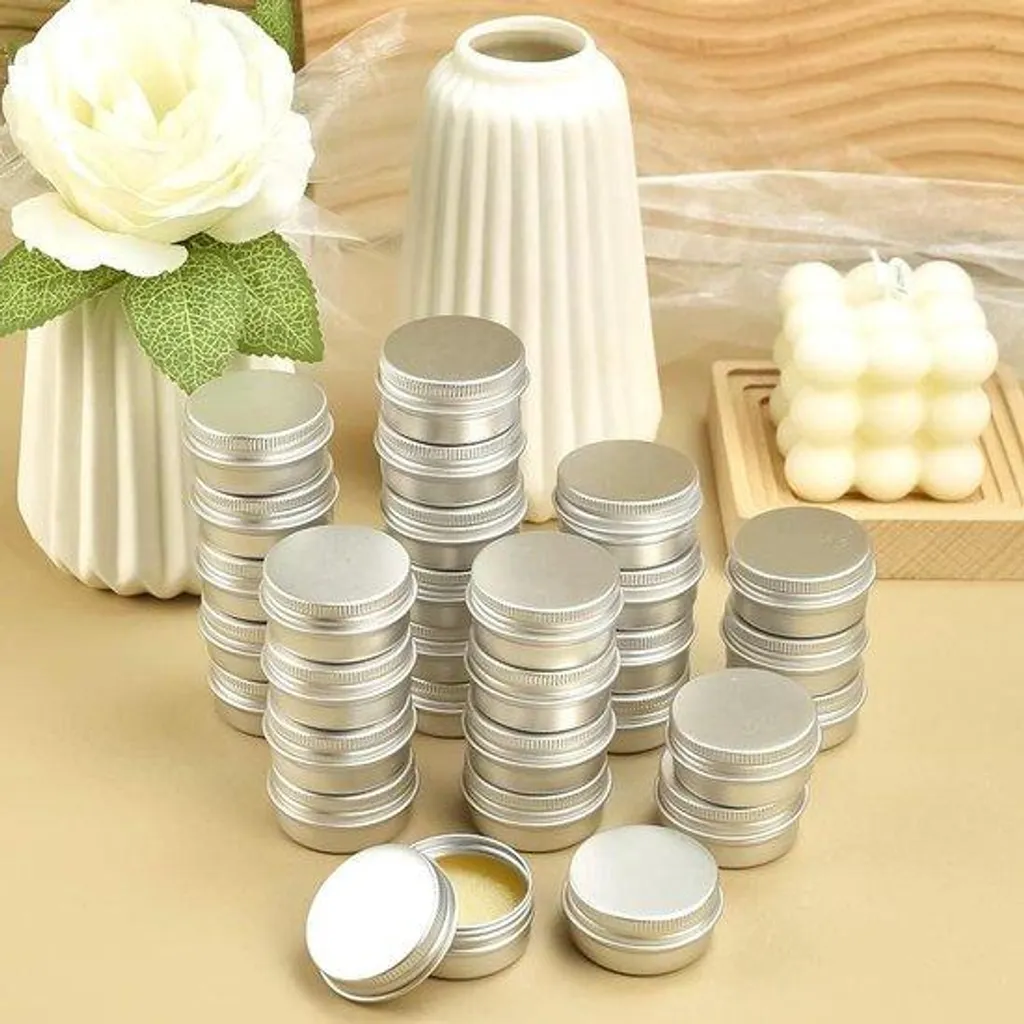30 Pots en Aluminium 15ml : Fini les Fuites de Crème dans vos Bagages