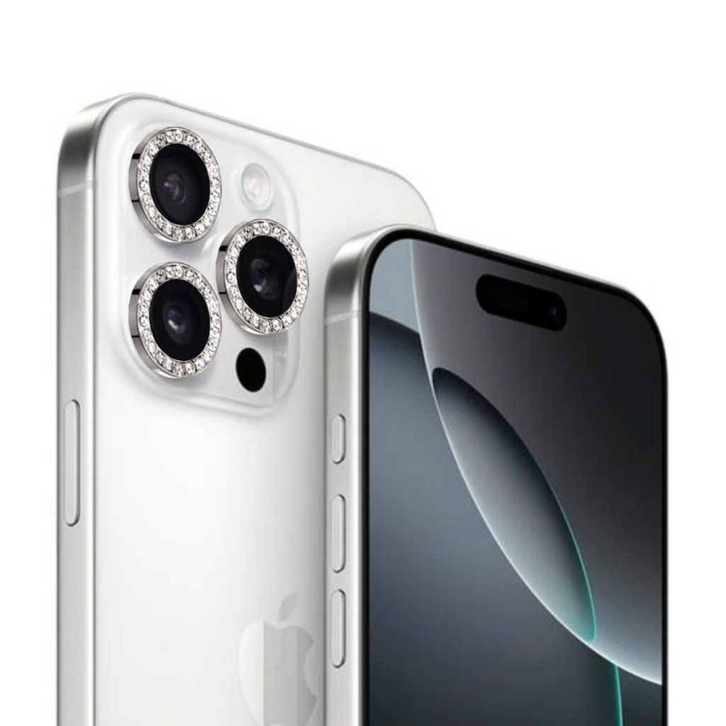 Kameraschutz Linsen Panzerfolie Linsenringe schwarz für Apple iPhone 16 Pro