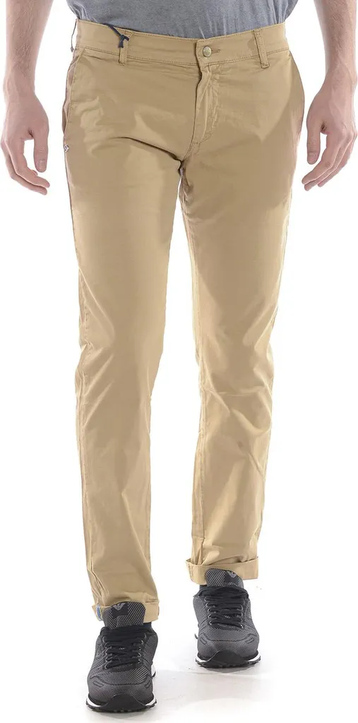 Pantalon Beige Daniele Alessandrini PJ5386L Look Casual Chic Taille 33