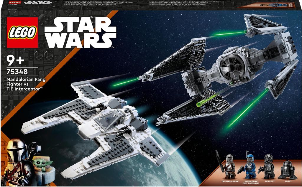 LEGO 75348 Star Wars Mandalorian Fang Fighter vs. TIE Immagine del prodotto 